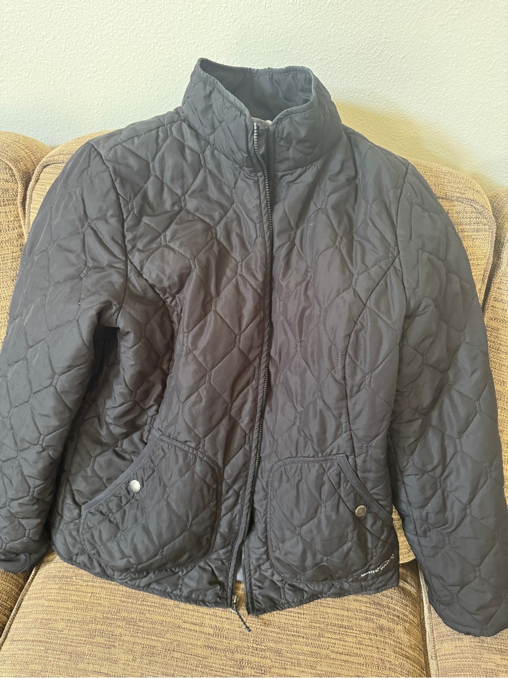 Eddie Bauer Black Diamond-Quilted Puffer Jacket